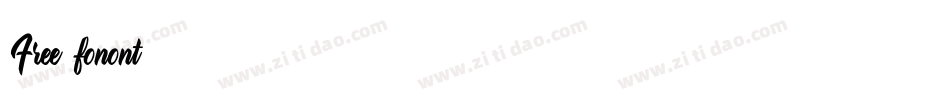 Free fonont字体转换